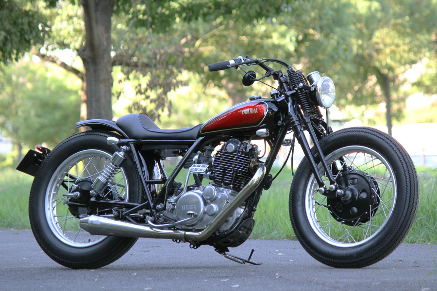 GOODS テーパードコーンマフラー SR400・FI